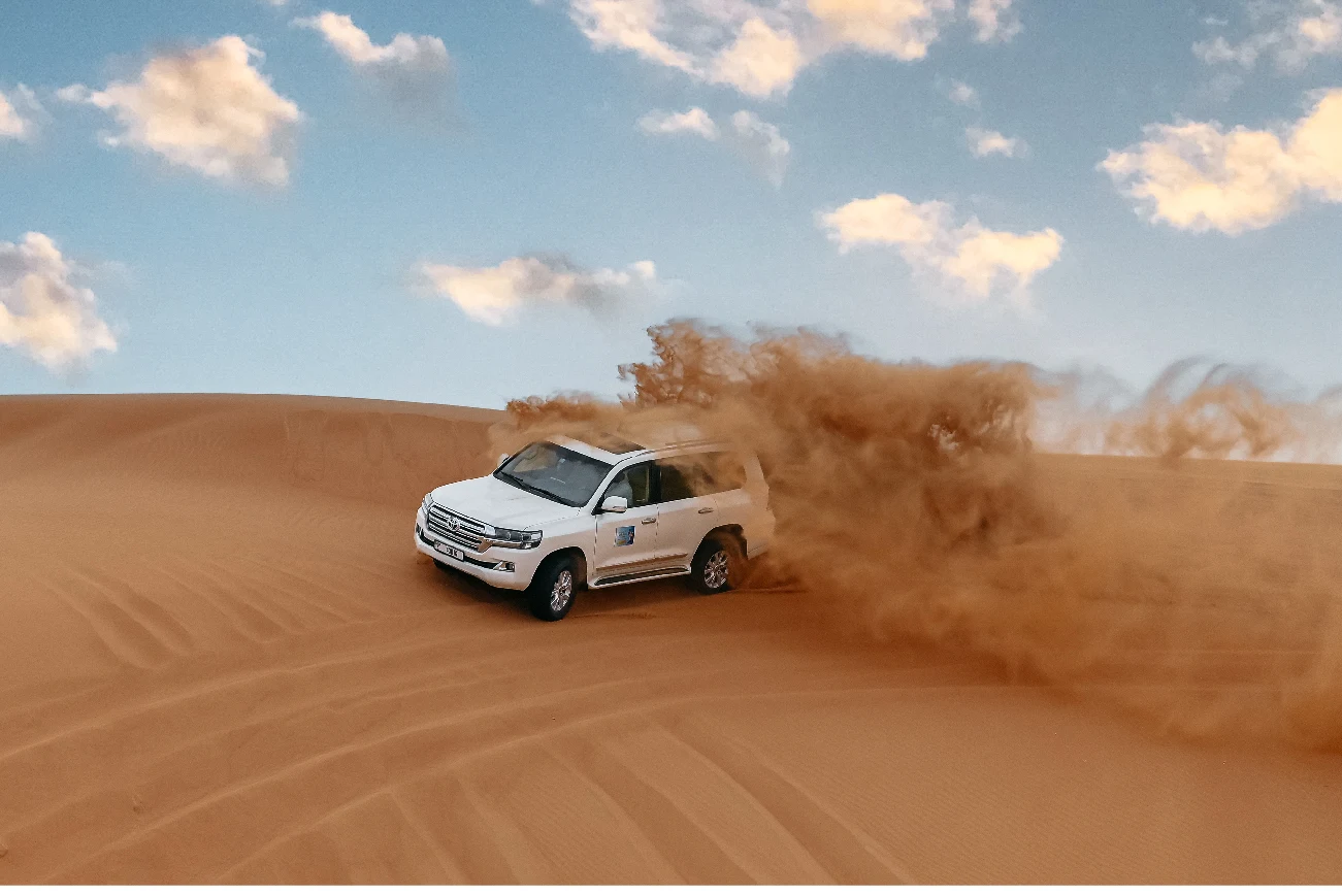Dune bashing